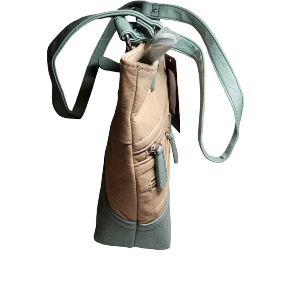 New Stone Mountain Geninue Leather Shoulder Bag - Picture 3 of 9